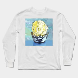 Vase of Yellow Roses Long Sleeve T-Shirt